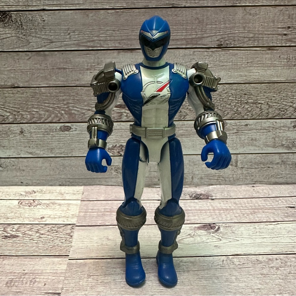 Power Rangers Bandai 2007 Mighty Morphin Silver Action Hero Figure
